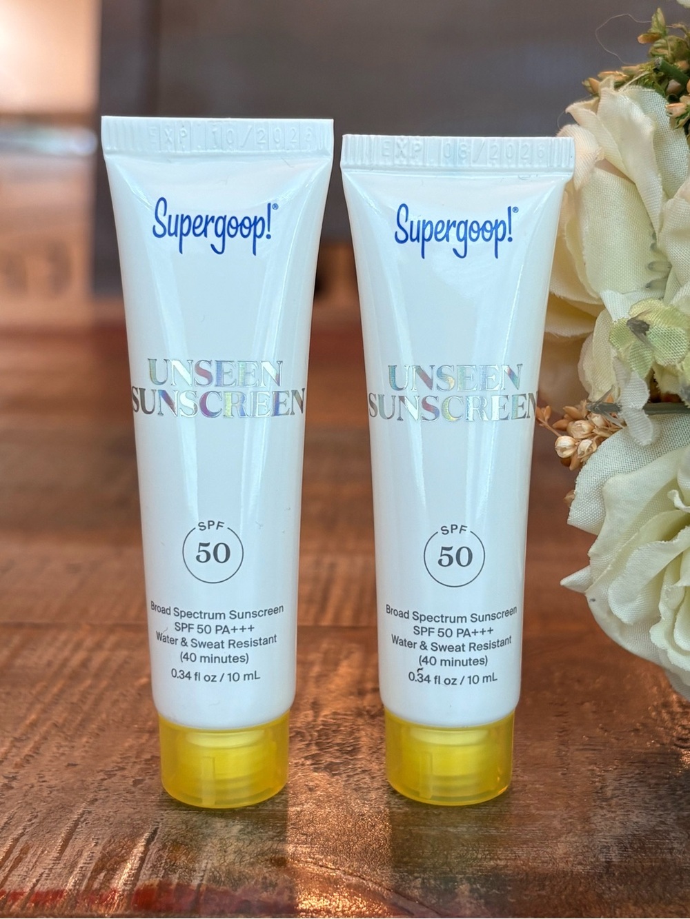 New SUPERGOOP Mineral UNSEEN SUNSCREEN ☀️ with SPF 50 Minis DUO!